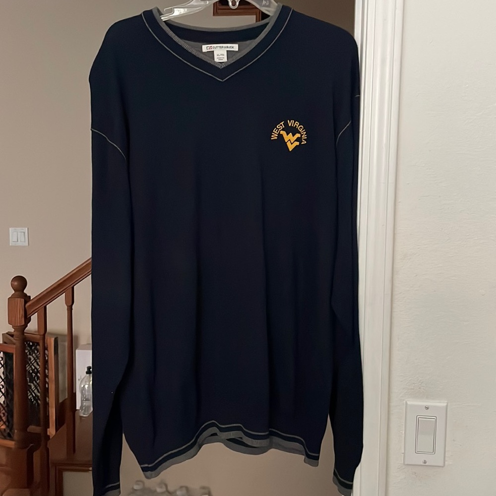West Virginia Mountaineer V-neck sweater